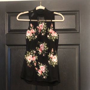 NWOT Floral top